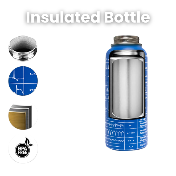 EKG Water Bottle (32oz)