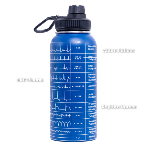 EKG Water Bottle (32oz)