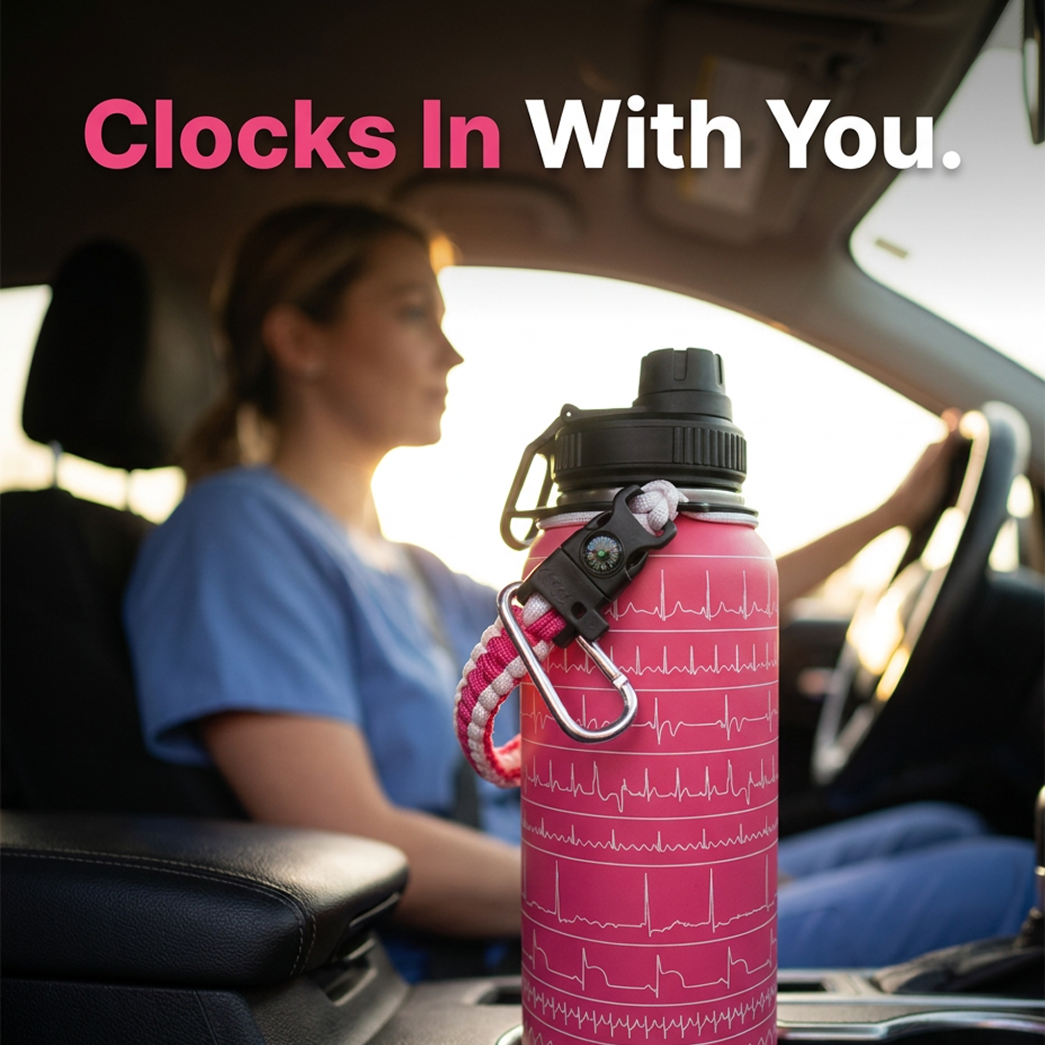 EKG Water Bottle (32oz)