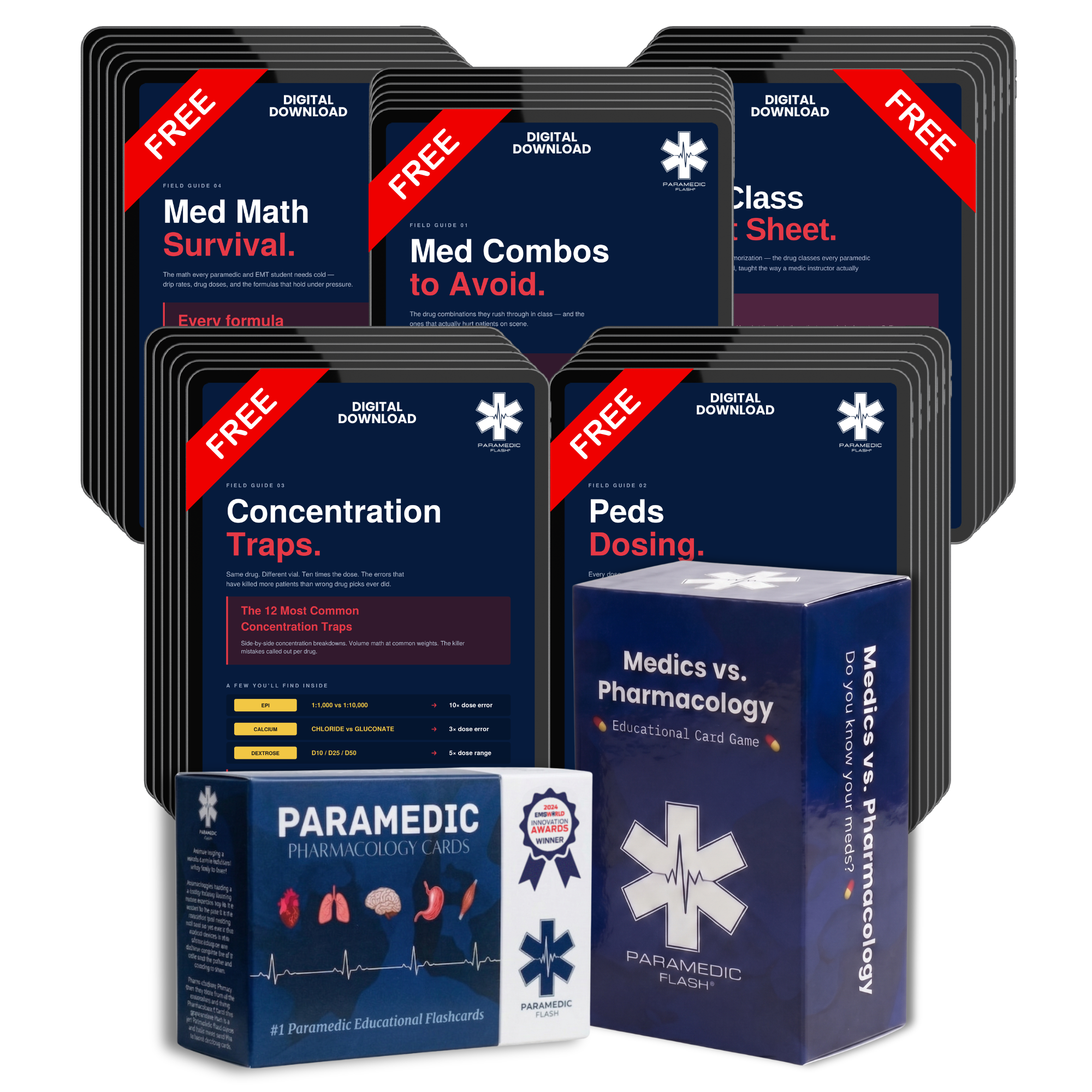 EMT & Paramedic Pharmacology Cards