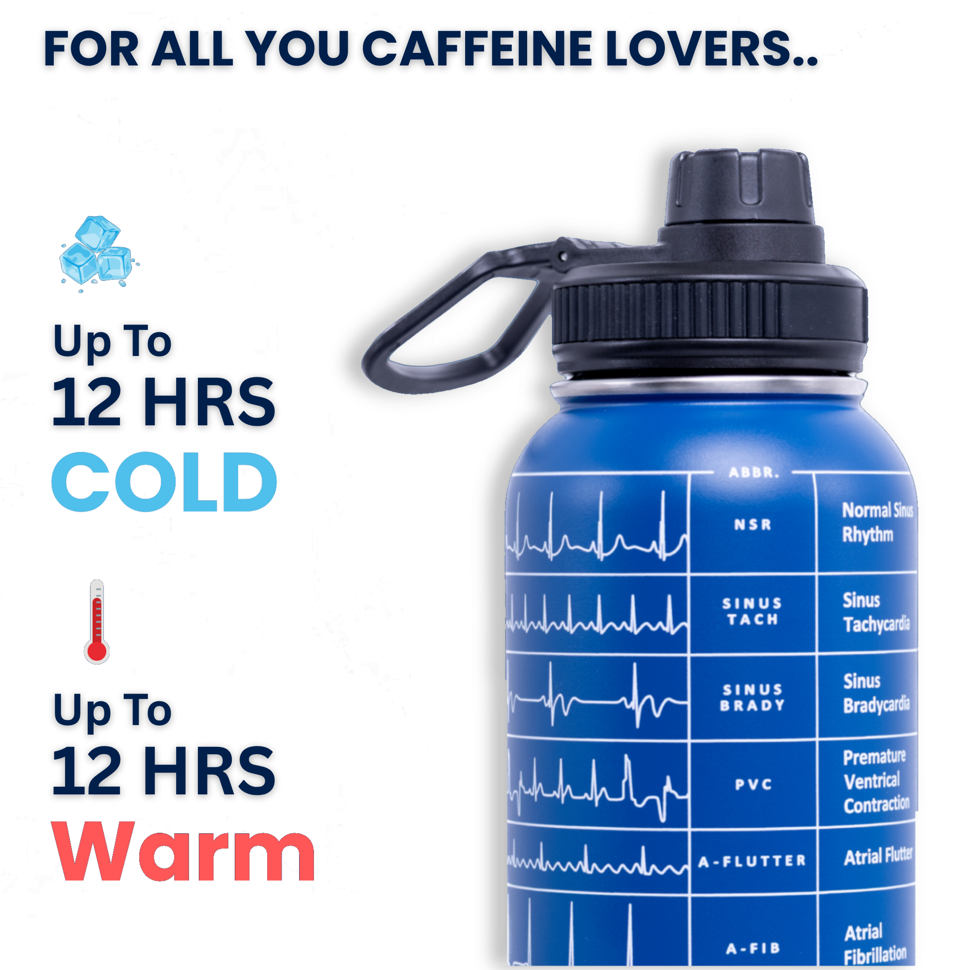 EKG Water Bottle (32oz)