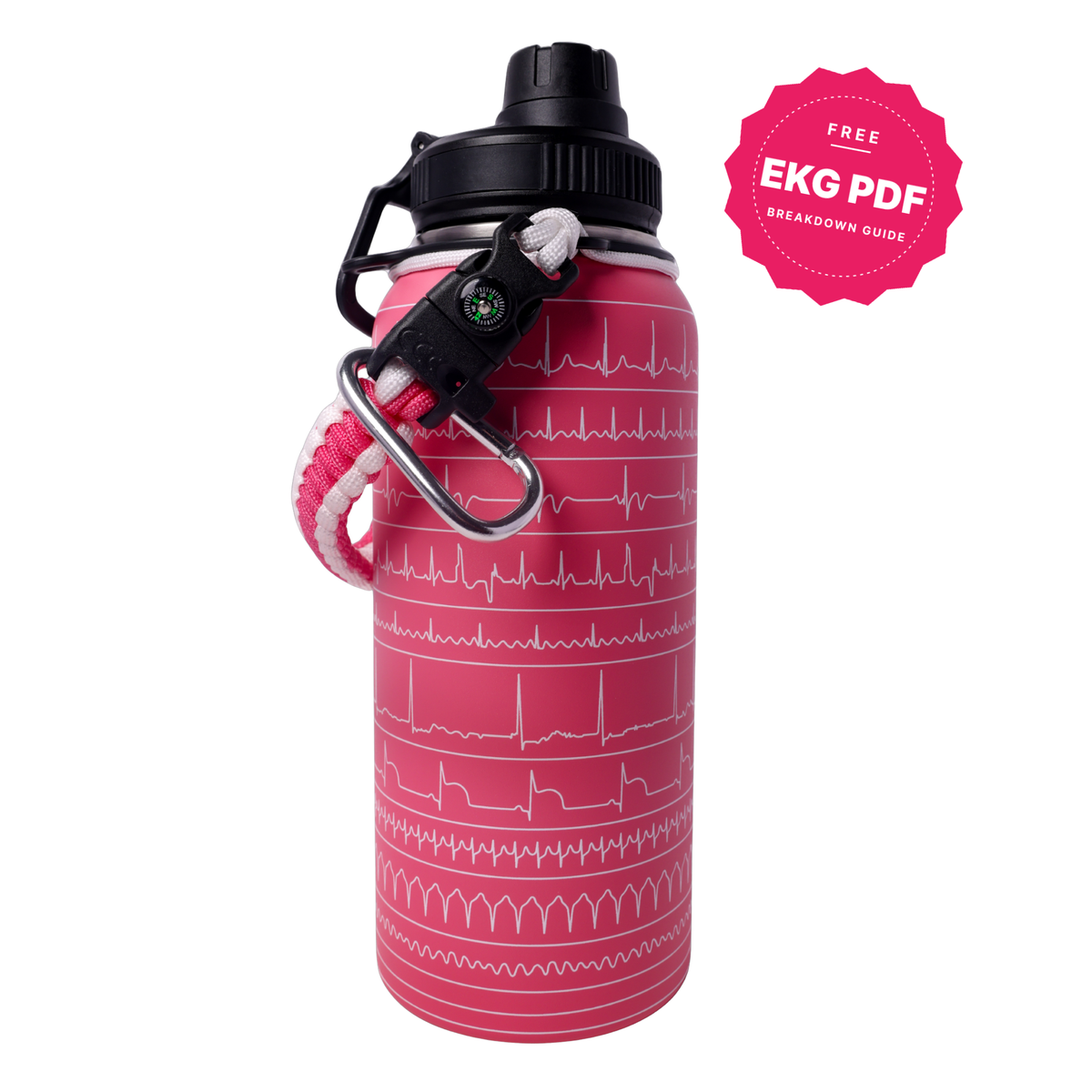 EKG Water Bottle (32oz)