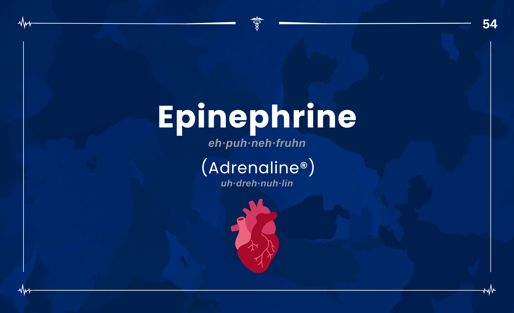 Epinephrine flashcard - Paramedic Flash