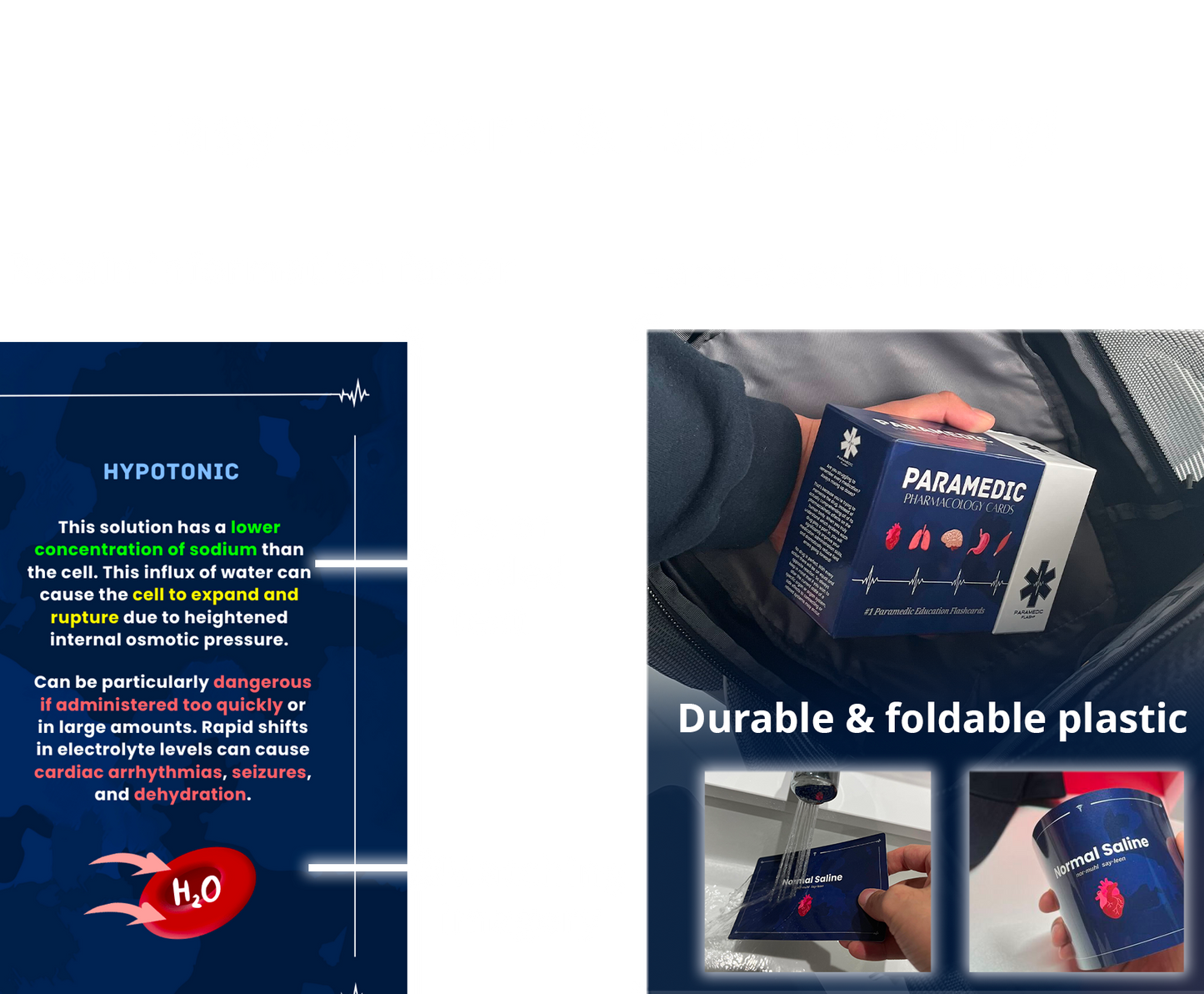 EMT & Paramedic Pharmacology Cards